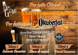 Festeggia l’Oktoberfest con i Menù Special Edition